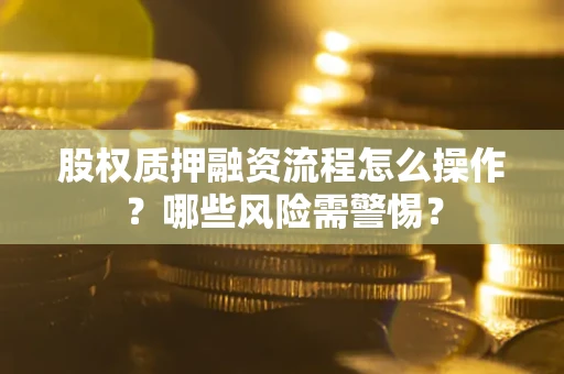 济南股权质押融资流程怎么操作？哪些风险需警惕？