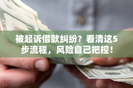 济南被起诉借款纠纷？看清这5步流程，风险自己把控！