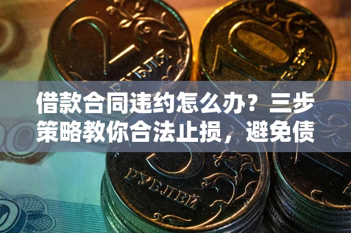 济南借款合同违约怎么办？三步策略教你合法止损，避免债务危机升级